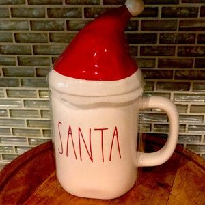 Rae Dunn SANTA mug with lid